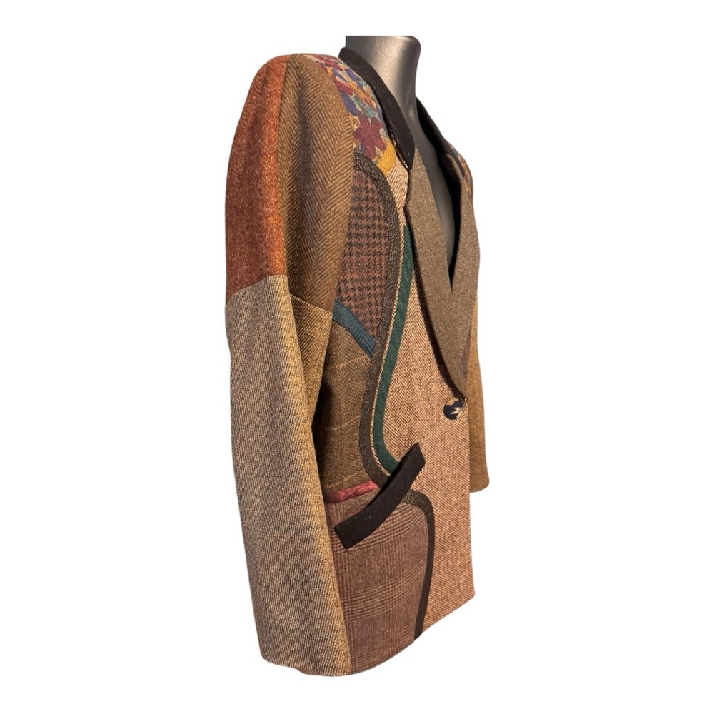 Colorful Patchwork Women's Blazer - image 4